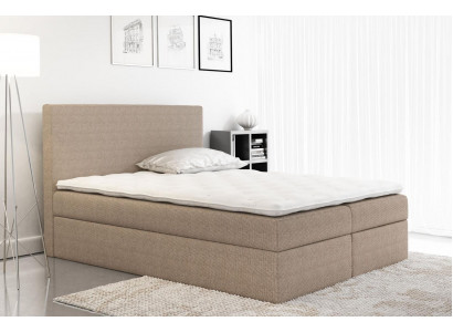 Box Spring Bed Textile Design Double Hotel Modern Bed Bedroom Beds Fabric Lit à sommier tapissier Design Textile Double Hôtel Moderne Chambre à coucher Lits Tissu