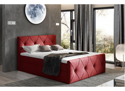 base de lit Lit Chambre Lits Lit boxspring Design textile Double Hôtel nouveau