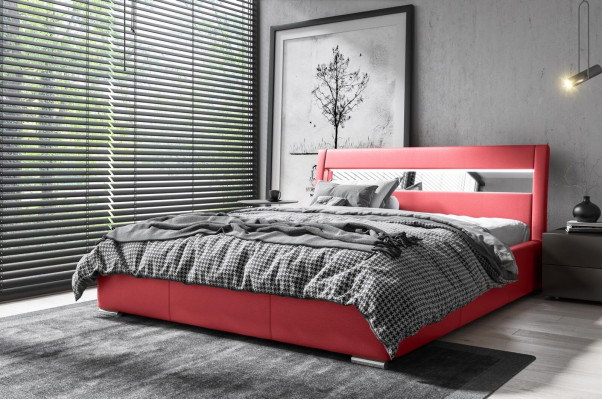 Cadre de lit Conception de lit en bois Double Hôtel Lit Moderne Lits de Chambre Mobilier de Lit