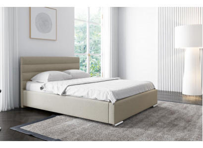 Double Hôtel Moderne Lit Chambre Lits 160x200 Lit Rembourré Cadre de Lit Nouveau