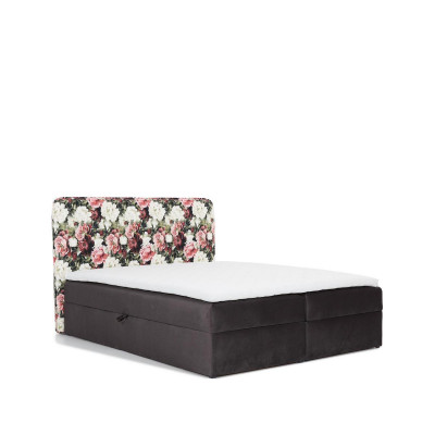 Lits Lit Box Printemps Conception Textile Double Moderne Chambre d'hôtel Fleurs