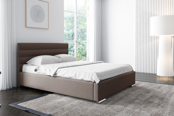 Double Hôtel Moderne Lit Chambre Lits 160x200 Lit Rembourré Cadre de Lit Nouveau