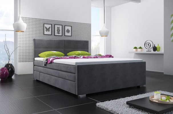 Lit rembourré Lits Lit Rembourrage Designer Hôtel Double Luxe Lits Boxspring neufs