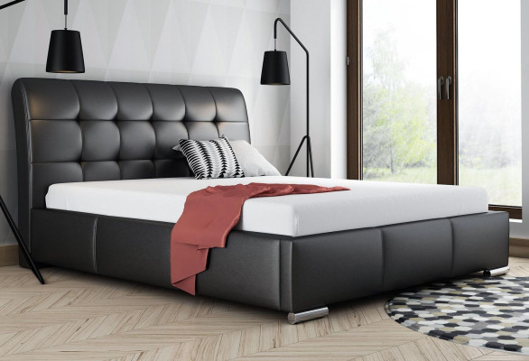 Meubles de luxe Cadre de lit Lit Conception de chambre Double Hôtel Moderne Nouveau 160x200