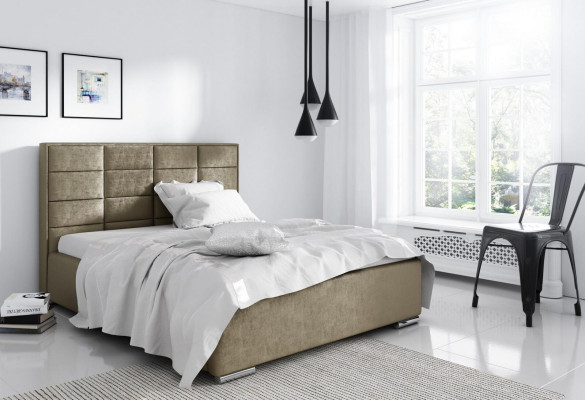Cadre de lit Tissu Textile Design Double Hôtel Lit Moderne Chambres Lits Nouveau