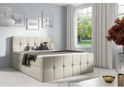 Lit sommier tapissier lit sommier à ressorts Chambre à coucher Rembourrage Design Double Moderne