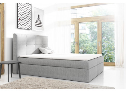 Boîte de lit à ressorts design double lit d'hôtel moderne lit lits de chambre à coucher 160cm