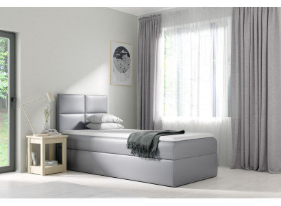 Lit sommier Base de lit Chambre Design Hôtel Simple 80 cm Lit pour jeunes Lit à ressorts tapissier