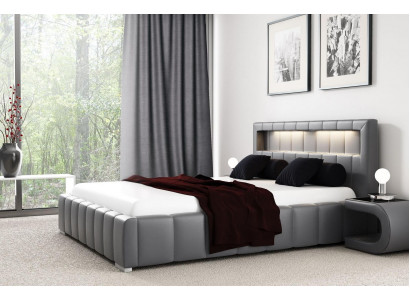 Cadre de lit Lit rembourré Design Double Hôtel Moderne Lit Chambre Lits neufs