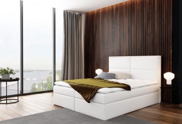 Lit avec sommier Lit rembourré Lit box spring Design double Hôtel Chambre