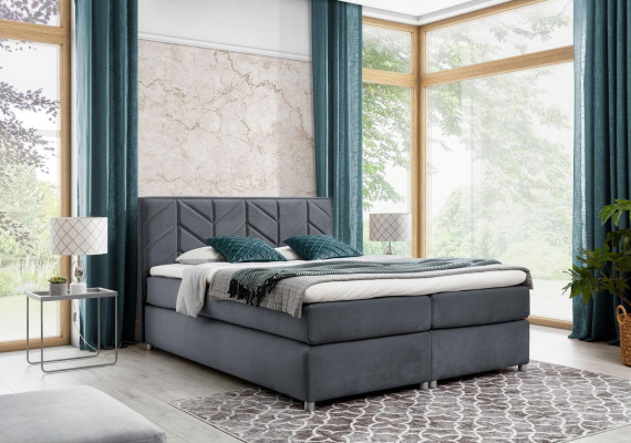 Lit base de lit sommier à ressorts lit chambre rembourrage design double hôtel moderne