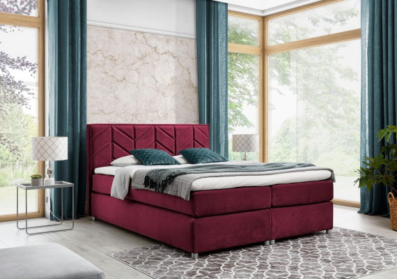 Lit base de lit sommier à ressorts lit chambre rembourrage design double hôtel moderne