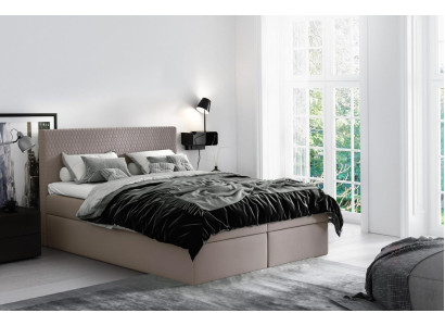 Lit Boxspring Design Textile Double Hôtel Moderne Lit Chambre Lits 160x200