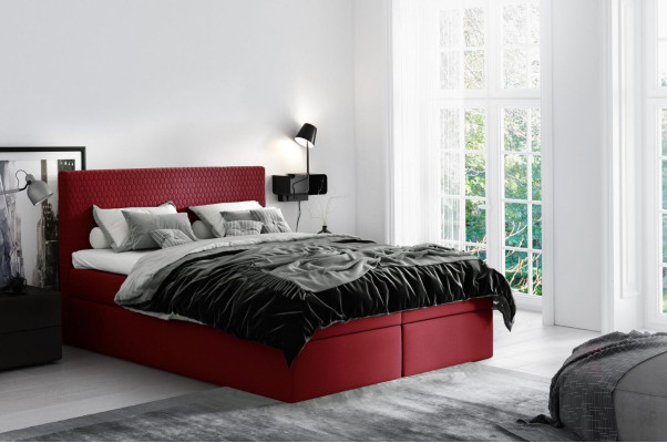 Lit Boxspring Design Textile Double Hôtel Moderne Lit Chambre Lits 160x200