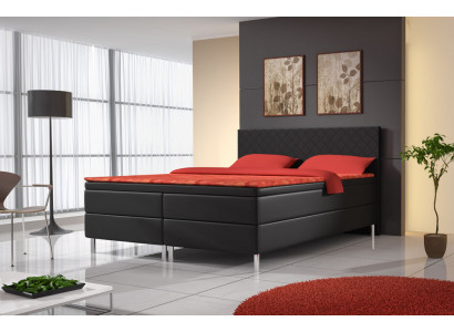 Lit rembourré Lits Lit Rembourrage Imitation Cuir Designer Hôtel Double Luxe Design
