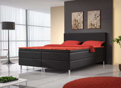 Lit rembourré Lits Lit Rembourrage Imitation Cuir Designer Hôtel Double Luxe Design