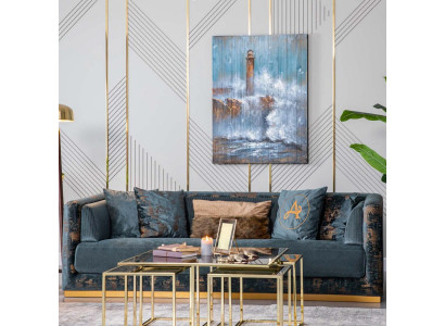 Turkis Trois places Canapé Sofa Meubles Tapisserie Ameublement Canapés Sofas neuf