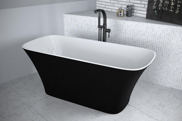 Baignoire autoportante exclusive en acrylique 160x70