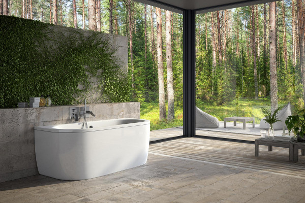 Baignoires Rectangulaires Design Baignoire Ronde Moderne Blanche