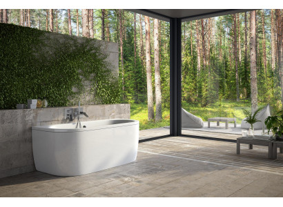 Baignoires Rectangulaires Design Baignoire Ronde Moderne Blanche