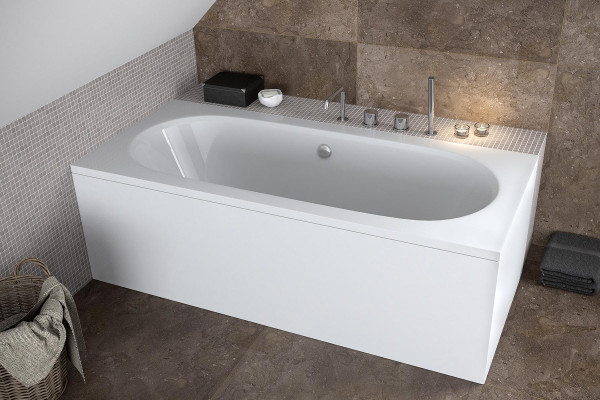 Salle de bain Baignoire non dimensionnée Baignoires d'angle Baignoires Design Blanc
