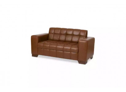 Cuir marron Deux places Meubles de bureau Collection de meubles de bureau Canapé en tissu