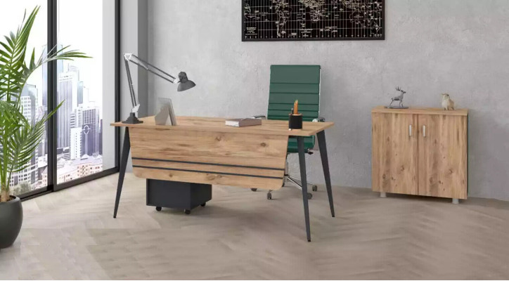 Table de bureau Ensemble bureau avec Filing cabinet complet 2 pièces