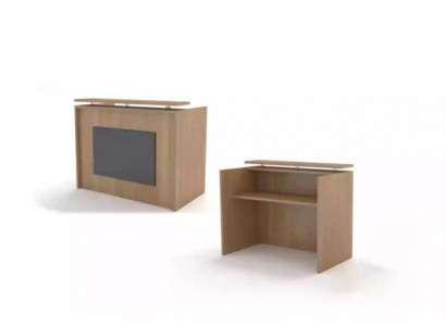 Travail de réception de table en bois Mobilier de bureau Table de réception Mobilier de bureau neuf