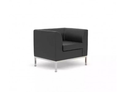 Fauteuil Salle d'étude Mobilier de bureau Textile neuf Siège noir Luxe Mobilier
