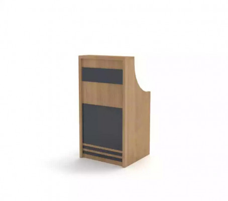 Bureau de bureau de la chambre d'étude de la table à pied mobile en bois de bureau