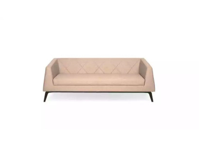 Canapé luxueux trois places beige en tissu Rembourrage moderne Mobilier de canapé de qualité supérieure