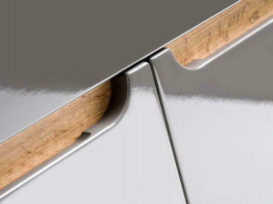 Lavabo gris avec meuble de base Lavabo de haute qualité