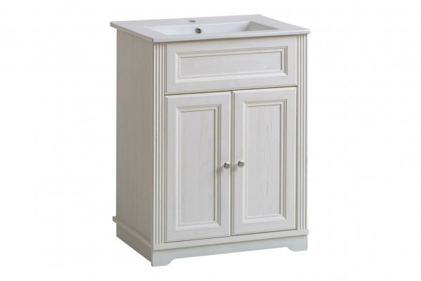 Meubles de salle de bain de style antique armoire de base de lavabo salle de bain de maison de campagne de 60cm