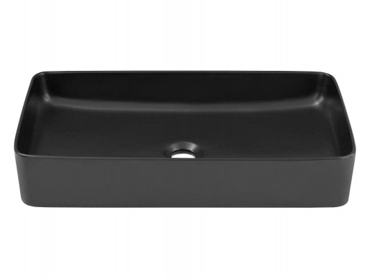 Vasque noire en c\u00e9ramique, dessus de table sup\u00e9rieur de lavabo de lavabo