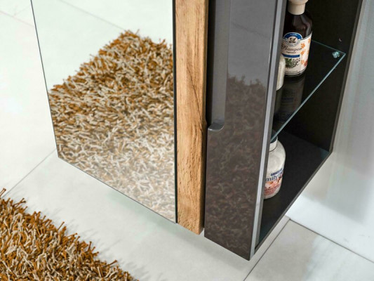 Étagère de salle de bain suspendue de haute qualité Armoire de salle de bain de luxe Meuble de salle de bain