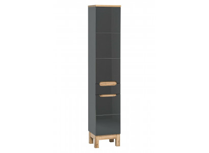 Armoire de toilette haute Étagère Meuble de salle de bain Étagères de meuble de salle de bain