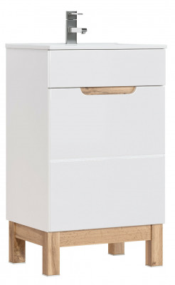 Meuble-lavabo Armoire Étagère Armoires 50 cm Lavabo Lavabo