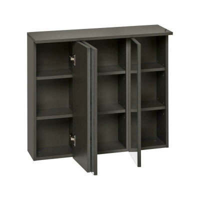 Armoire murale avec miroir décoratif de salle de bain 80 cm LED