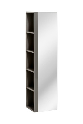 Armoire haute de salle de bains avec étagère à porte miroir armoire de salle de bains meuble de salle de bains