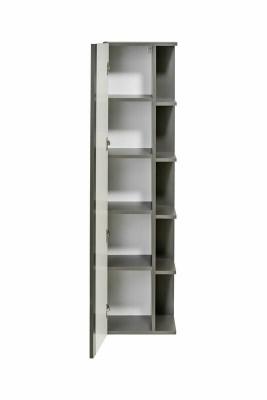 Armoire haute de salle de bains avec étagère à porte miroir armoire de salle de bains meuble de salle de bains