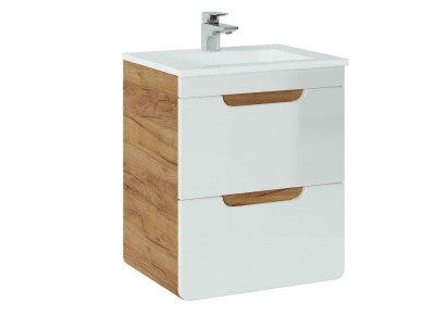 Lavabo 40cm Meuble sous-lavabo Armoire de salle de bain