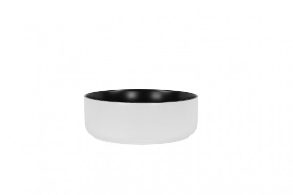 Attachement de vasque ronde Lavabo Noir Vasque Blanche Lavabo