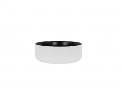 Attachement de vasque ronde Lavabo Noir Vasque Blanche Lavabo