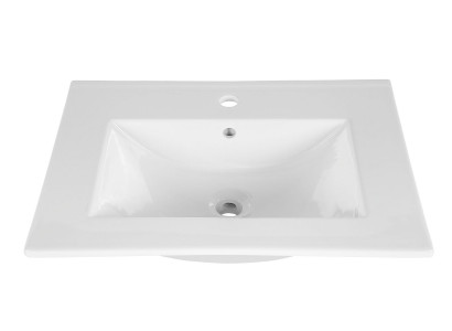 Lavabo encastré Lavabo Lavabo 81 x 46 cm Blanc Lavabo