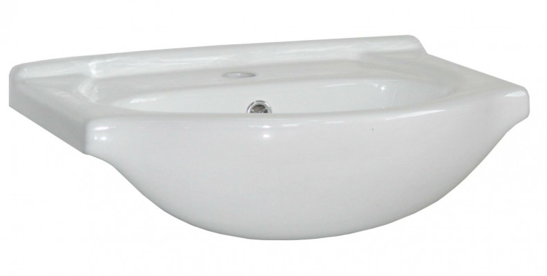 Lavabo de céramique Lavabo de comptoir moderne et décoratif Blanc