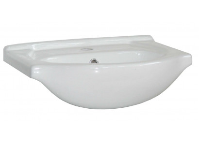 Lavabo de céramique Lavabo de comptoir moderne et décoratif Blanc