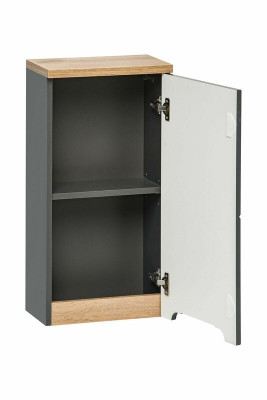 Étagère de salle de bain armoire suspendue haute 35 x 20 x 70 cm armoire de salle de bain suspendue