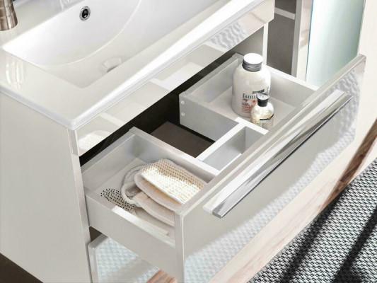 Salle de bain Meubles de salle de bain Étagère Armoire Armoires blanches Pharmacies Bois