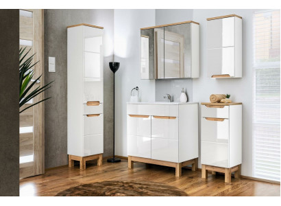 Meubles de salle de bain design Ensemble de baignoire Ensemble de meuble de toilette Armoire décorative Lavabo