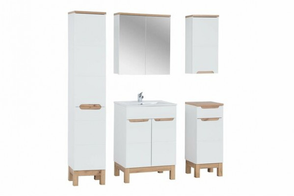 Meuble de salle de bain en design lavabo ensemble salle de bain commode salle de bain ensembles meubles de salle de bain 5 pièces.